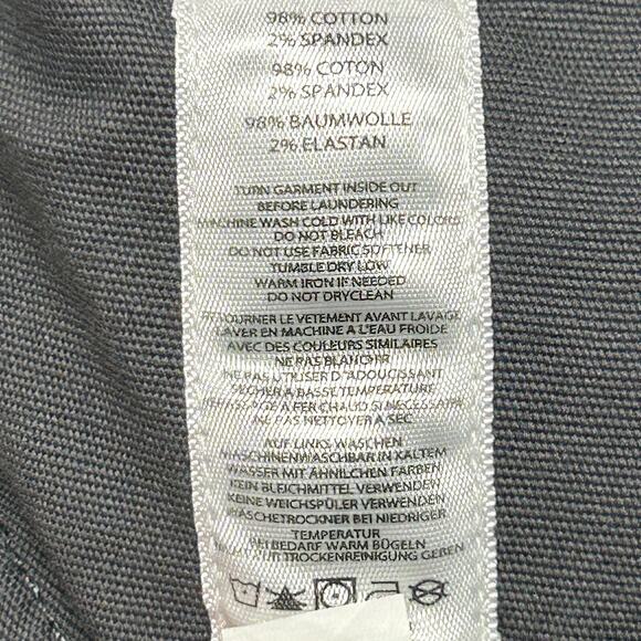 Noble Cargo Pants Mens 34x30 Gray Canvas Measures 34x30 Stretch Flex Workwear - Picture 8 of 9